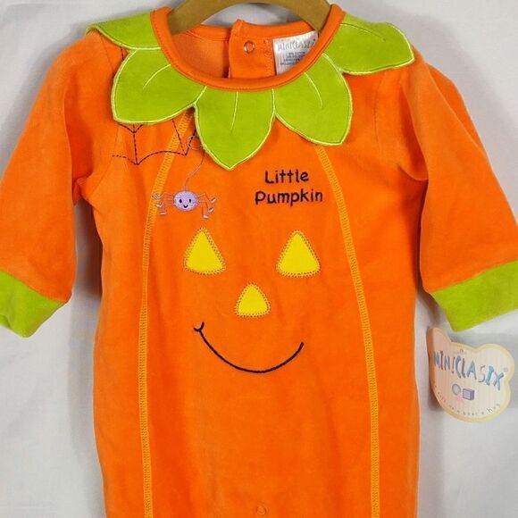 Little Pumpkin Halloween Onesie  - Picture 3 of 8